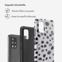 Selencia Vivid Tough Back Cover für das Samsung Galaxy A51 - Trendy Leopard