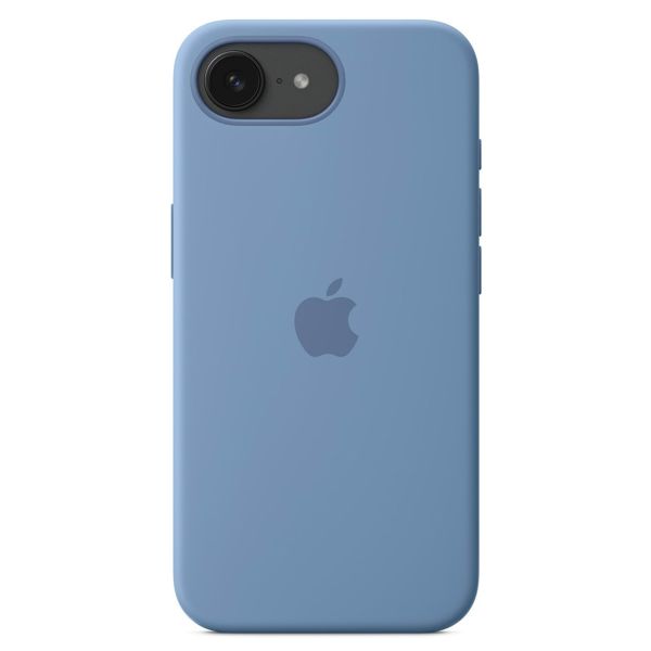 Apple Silikon-Case MagSafe iPhone 16e - Winter Blue