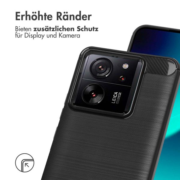 imoshion Brushed Back Cover Xiaomi 13T / 13T Pro - Schwarz