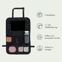 imoshion Autositz Organizer für Kinder – 9 Fächer - Inklusive Tablet-Halter – Schwarz