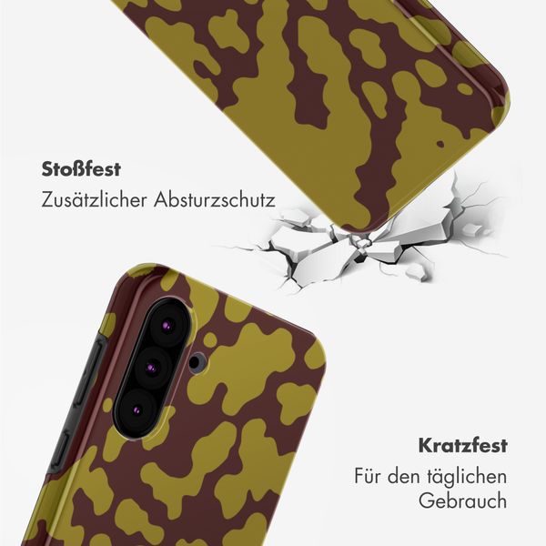 Selencia Vivid Back Cover Samsung Galaxy A36 / A56 - Moo'd Olive Dust