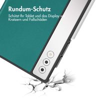imoshion Trifold Klapphülle Lenovo Yoga Tab Plus (2025) - Dunkelgrün