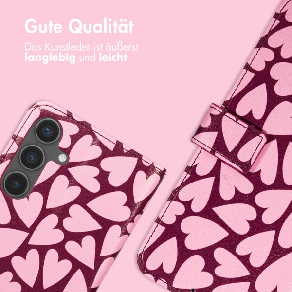 imoshion Design Klapphülle Samsung Galaxy S25 - Hearty Blush