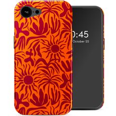 Selencia Vivid Rückabdeckung mit MagSafe Apple iPhone 16e - Tropical Vibes Apricot