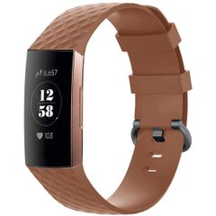 imoshion Silikonband für das  Fitbit Charge 3 / 4 - Braun