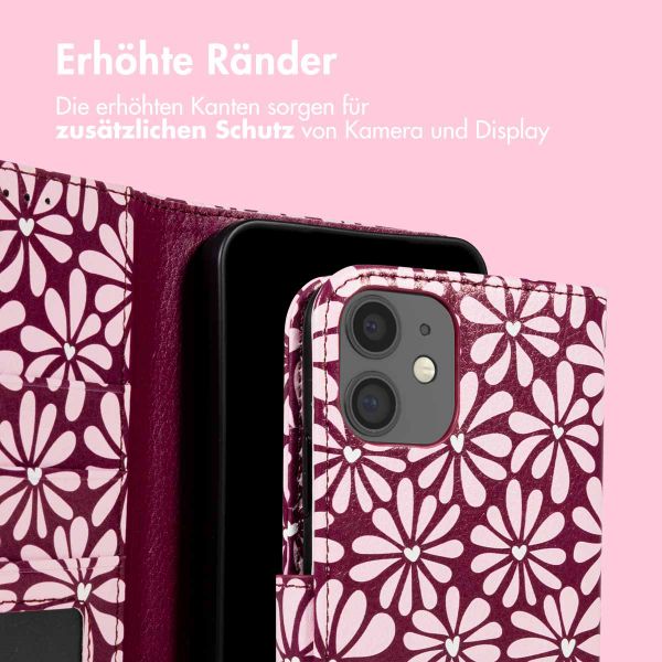 imoshion Design Klapphülle Apple iPhone 12 (Pro) - Bloom Love Blush
