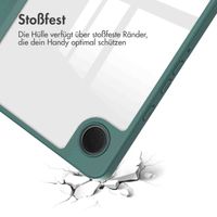 imoshion Trifold Hardcase Klapphülle Samsung Galaxy Tab A9 8.7 Zoll - Grün