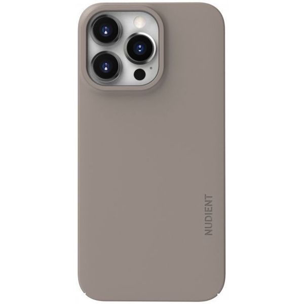 Nudient Thin Case für das iPhone 13 Pro - Clay Beige