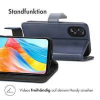 imoshion Luxuriöse Klapphülle Oppo A18 / Oppo A38 - Dunkelblau