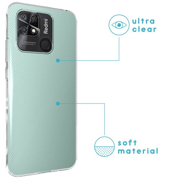 imoshion Gel Case für das Xiaomi Redmi 10C - Transparent