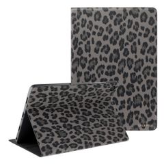 Selencia Sabi Klapphülle mit Leopardenmuster Samsung Galaxy Tab A11 Plus - Midnight Black