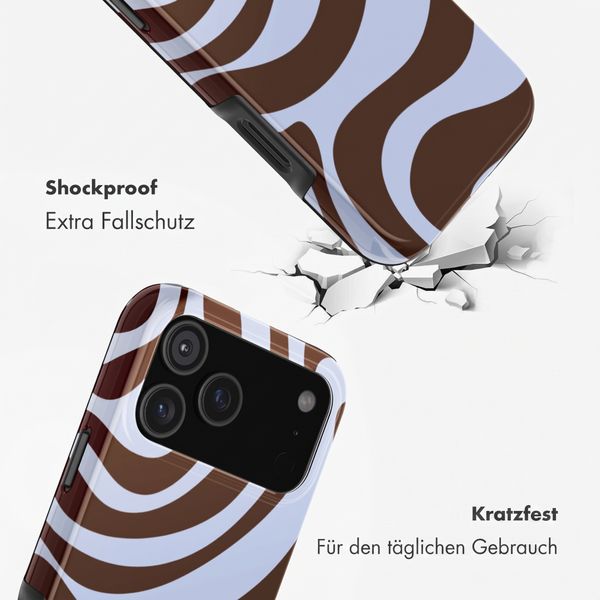 Selencia Vivid Rückabdeckung mit MagSafe Apple iPhone 17 Pro - Dream Swirl Chocolate