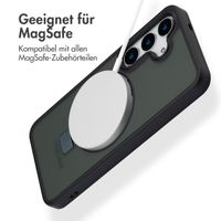 Accezz Ring Stand Backcover mit MagSafe für das Samsung Galaxy S25 - Schwarz