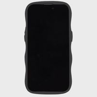 Holdit Wavy Case für das iPhone 15 Pro Max - Black / Transparent