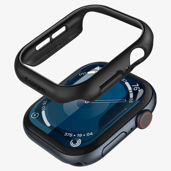 Spigen Thin Fit™ Case für die Apple Watch Series 10 / 11 - 42 mm - Schwarz