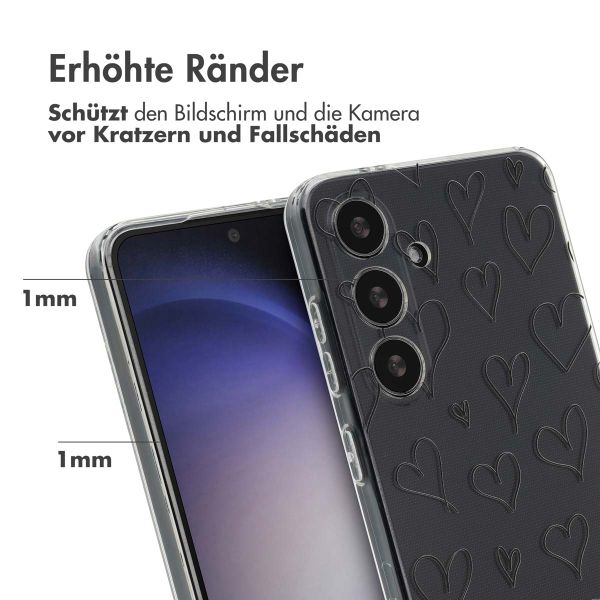 imoshion Design Hülle Samsung Galaxy S24 - Hearts