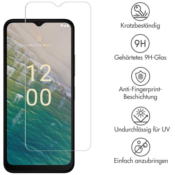 Selencia Screen Protector aus gehärtetem Glas Nokia C32
