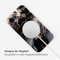 Selencia Vivid Rückabdeckung mit MagSafe Apple iPhone 16e - Chic Marble Black
