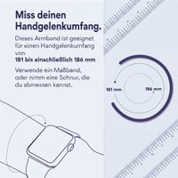 Apple Geflochtenes Solo Loop für  Apple Watch | 44/45/46/49 mm - Größe 9 - Raspberry