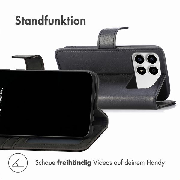 imoshion Luxuriöse Klapphülle Xiaomi Poco F8 Pro - Schwarz