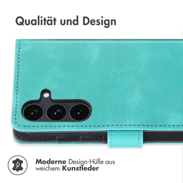 imoshion Klapphülle mit Kordel Samsung Galaxy S25 FE - Türkis