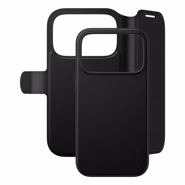 CARE by PanzerGlass Tango 2 in 1 Wallet Case MagSafe Apple iPhone 18 Pro / 17 Pro - Schwarz