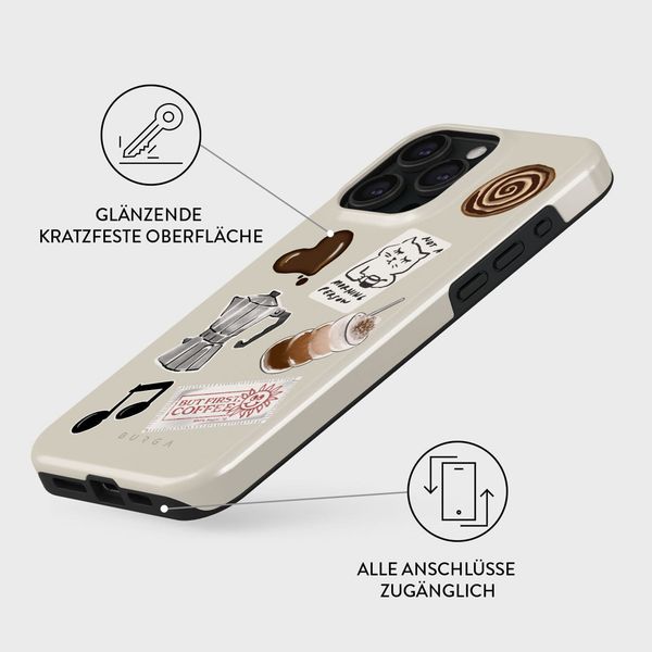 Burga Tough Back Cover MagSafe Apple iPhone 15 Pro - Oat Milk Please