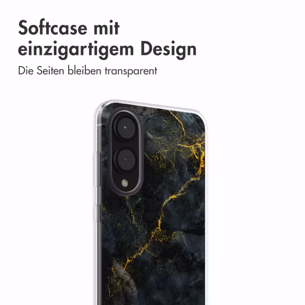 imoshion Design Hülle Samsung Galaxy S25 Edge - Black Marble