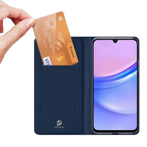 Dux Ducis Slim TPU Klapphülle für das Samsung Galaxy A15 (5G/4G) - Dunkelblau