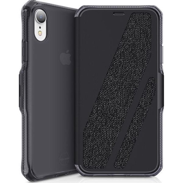 Itskins Spectrum Folio Klapphülle iPhone Xr - Schwarz