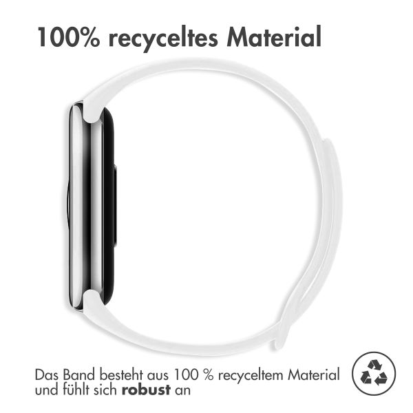 imoshion Silikon Sportarmband für Xiaomi Smart Band 8 / 9 - Weiß