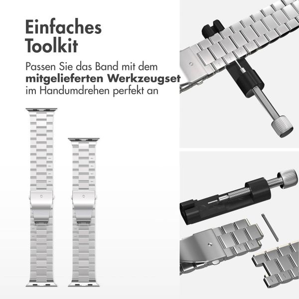 imoshion Edelstahlarmband für das Samsung Galaxy Fit 3 - Silber