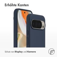 Accezz Liquid Silikoncase Google Pixel 10 Pro XL - Dunkelblau