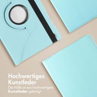 imoshion 360° drehbare Klapphülle Galaxy Tab S6 Lite / Tab S6 Lite (2022) / Tab S6 Lite (2024) - Hellblau