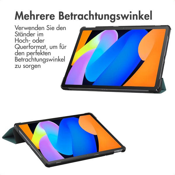 imoshion Trifold Klapphülle Lenovo Idea Tab - Dunkelgrün