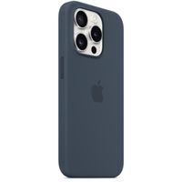 Apple Silikon-Case MagSafe für das Apple iPhone 15 Pro - Storm Blue