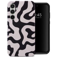 Selencia Vivid Back Cover Samsung Galaxy A55 - Art Wave Black