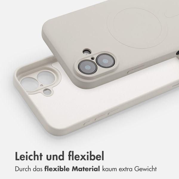 imoshion Color Back Cover mit MagSafe für das Apple iPhone 16 - Beige
