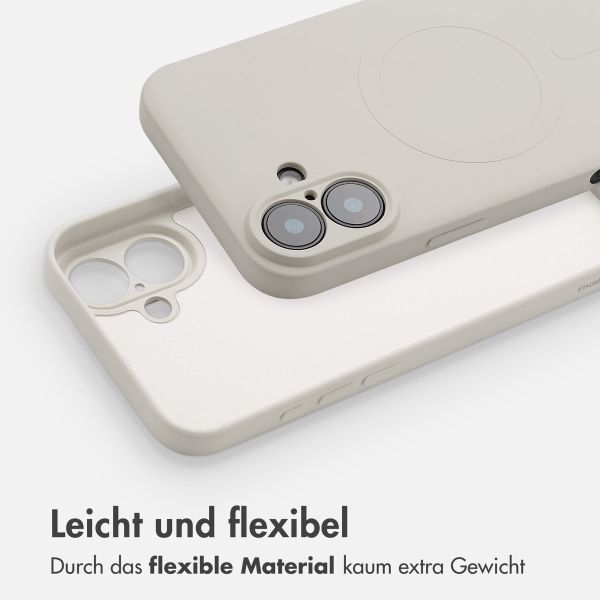 imoshion Color Back Cover mit MagSafe für das iPhone 16 - Beige