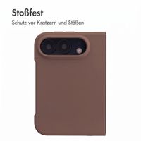 Accezz Liquid Silikoncase mit MagSafe Apple iPhone Duo - New Tea Brown