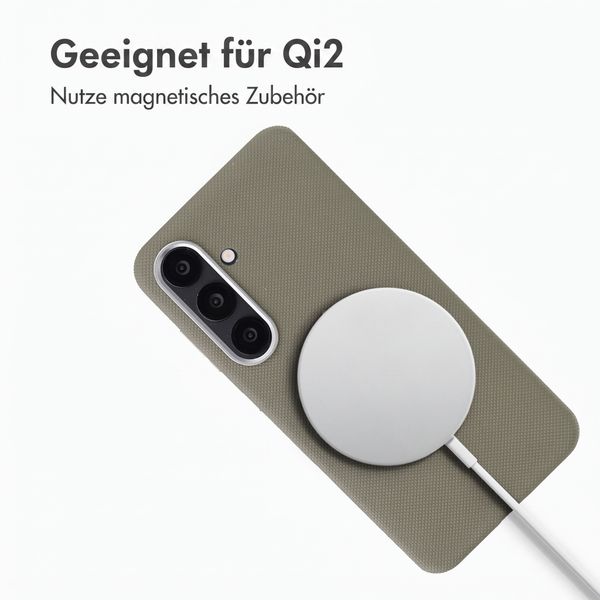 Accezz Mesh Backcover mit MagSafe Samsung Galaxy S25 / S24 - Dunkelgrau