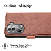 imoshion Luxuriöse Klapphülle für das Oppo Reno 11 - Braun