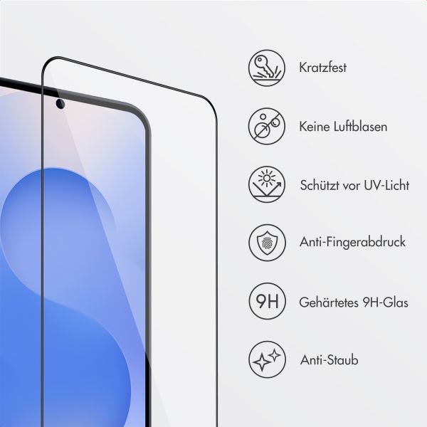 Accezz Gehärteter Glas-Schutz + Applikator Samsung Galaxy S25 FE