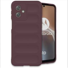 imoshion EasyGrip Back Cover für das Motorola Moto G54 - Aubergine