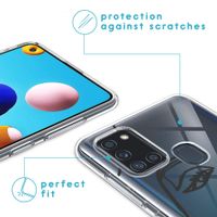 imoshion Design Hülle Samsung Galaxy A21s - Abstraktes Gesicht