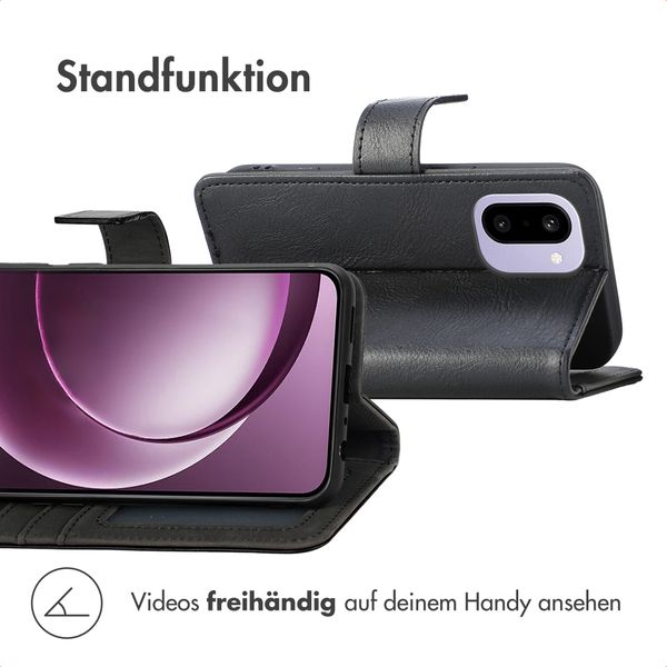 imoshion Luxuriöse Klapphülle OnePlus 15R - Schwarz