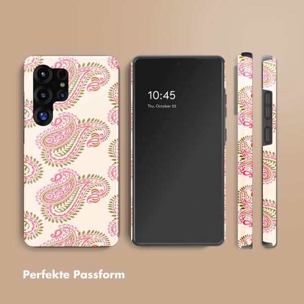 Selencia Vivid Back Cover Samsung Galaxy S25 Ultra - Paisley Blush