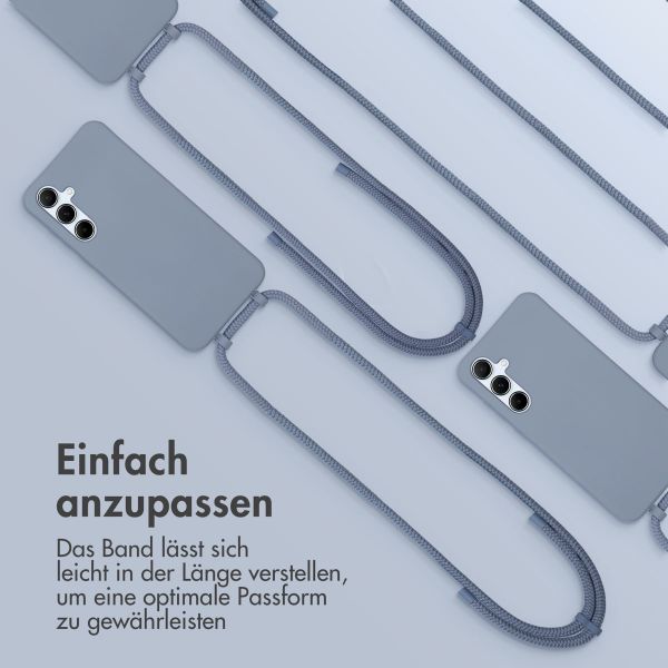 imoshion Color Backcover mit abtrennbarem Band Samsung Galaxy A55 - Ash Blue