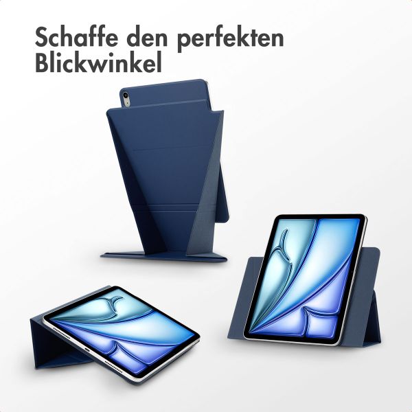 Accezz High Stand tablet case Apple iPad Air 11 Zoll (2025) M3 / (2024) M2 / Air 5 (2022) / Air 4 (2020) - Dunkelblau
