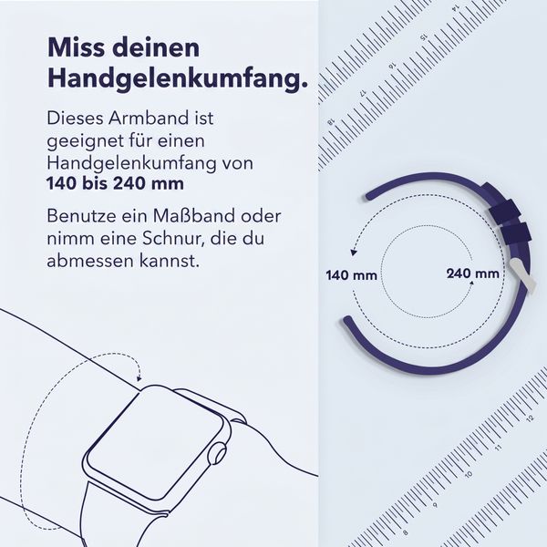 Vonmählen Woven Loop Armband für Apple Watch | 44/45/46/49 mm - Olive